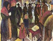 August Macke Farewell Sweden oil painting artist